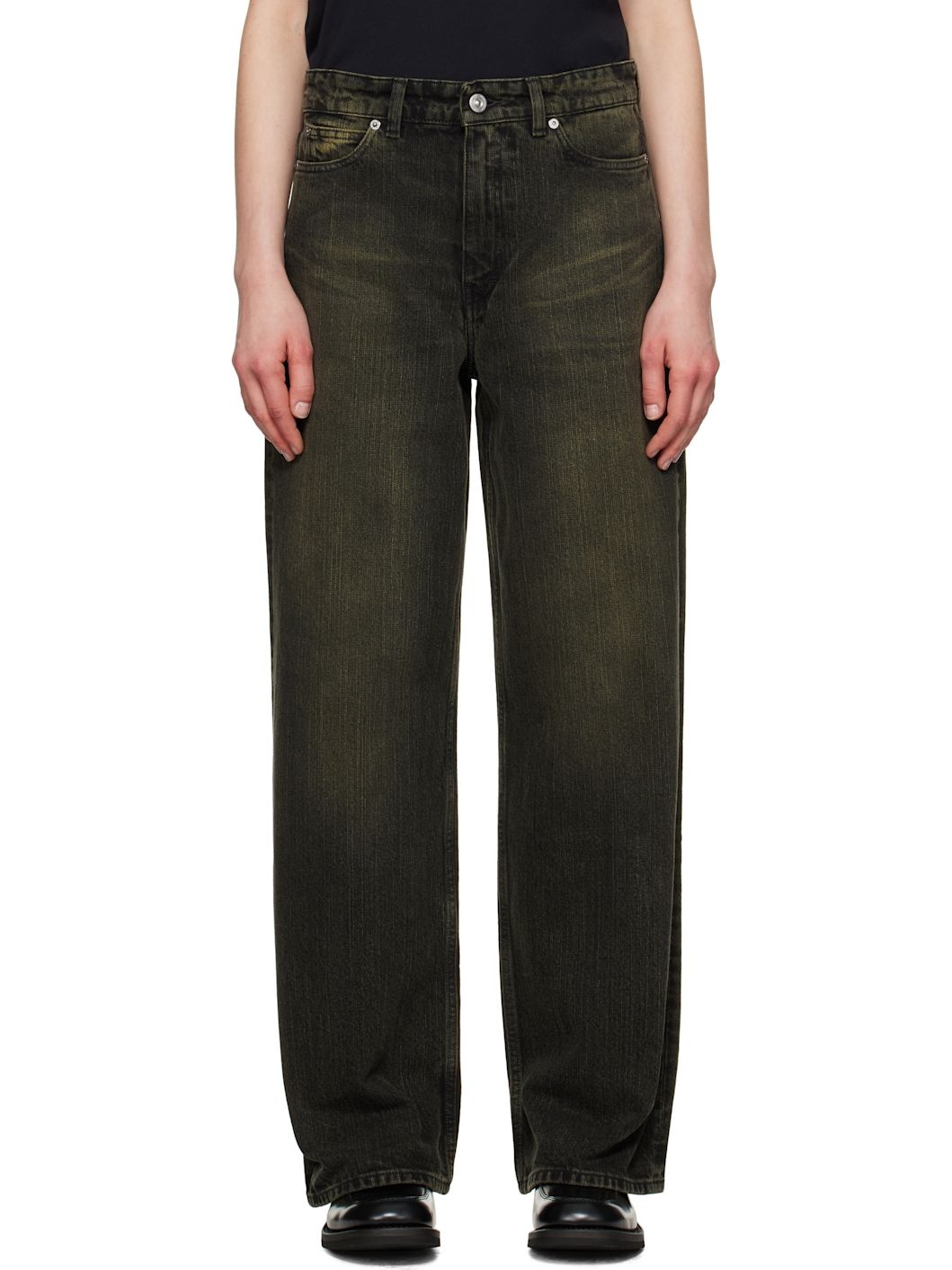 Black Full Cut Jeans - 1