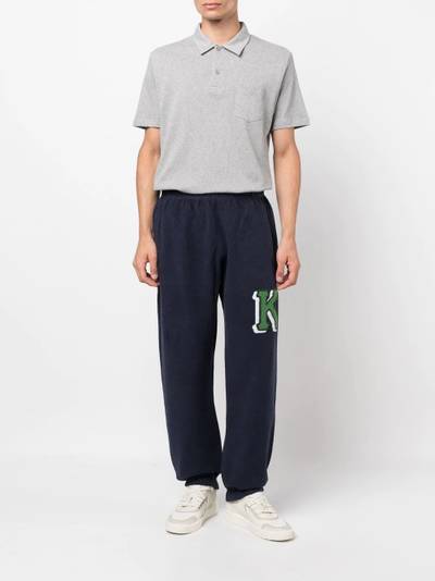 KENZO logo-print fleece track pants outlook