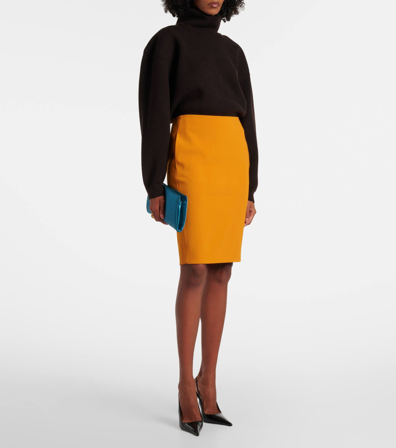 SAINT LAURENT High-rise pencil skirt outlook