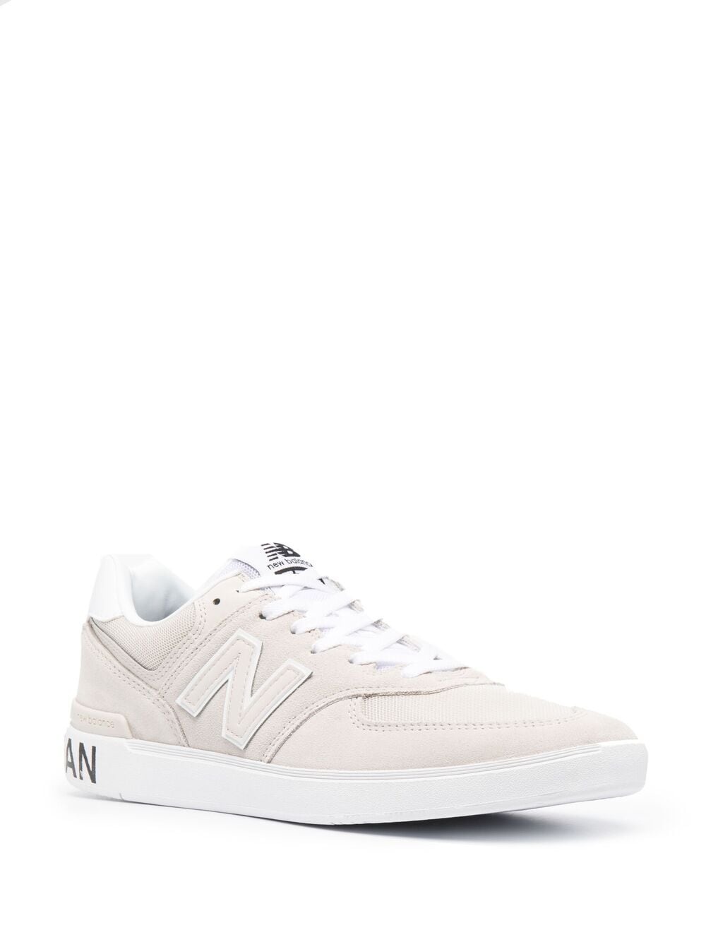 panelled low-top sneakers - 2