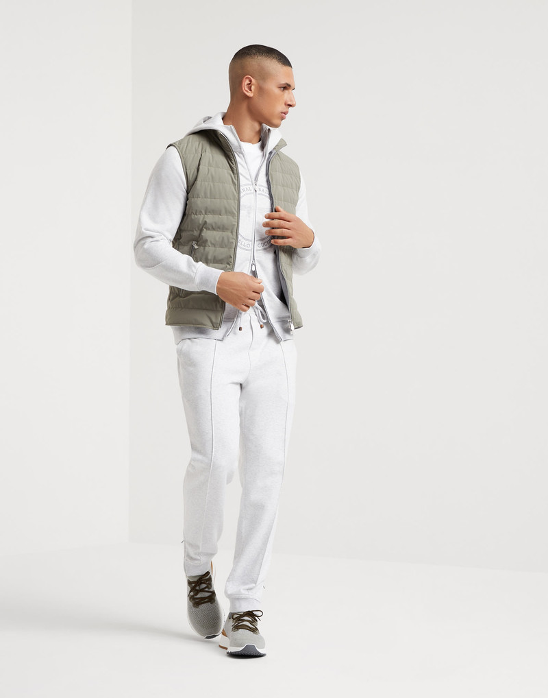 Bonded taffeta lightweight down vest 5