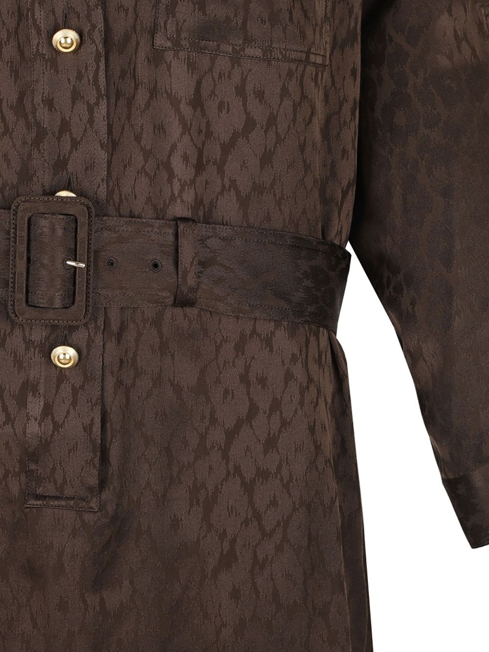 belted shirt dress - 4