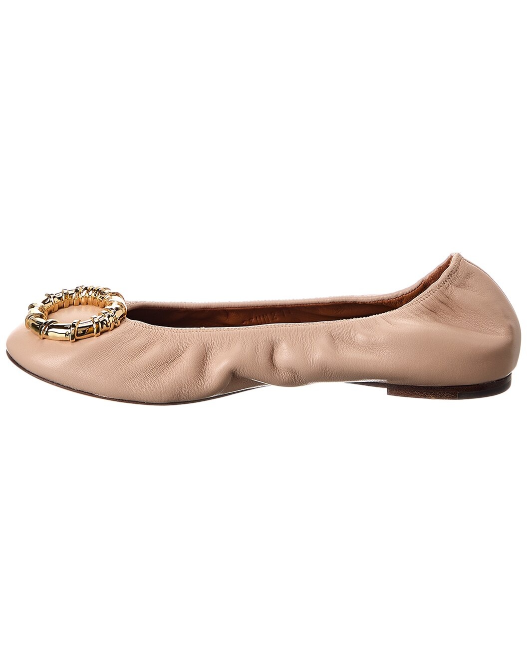 LANVIN Avec Melodie Leather Ballerina Flat - 2