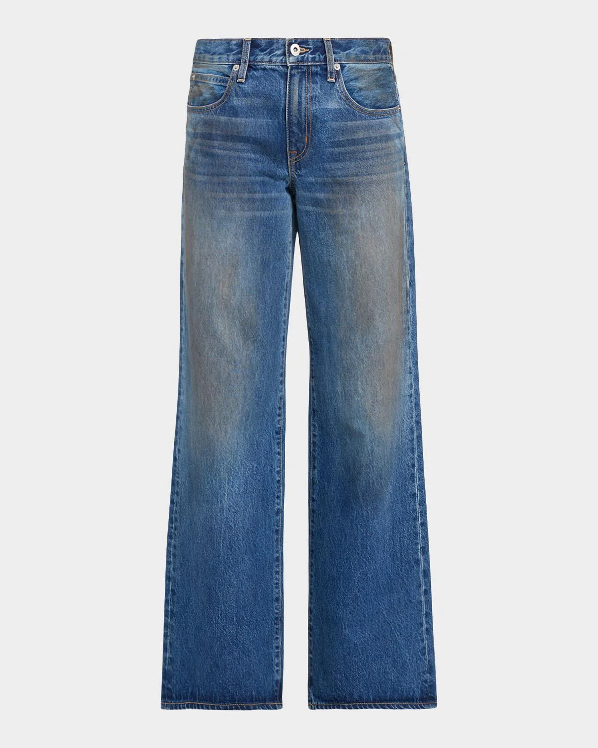 Mica Low-Rise Wide Relaxed Jeans - 1