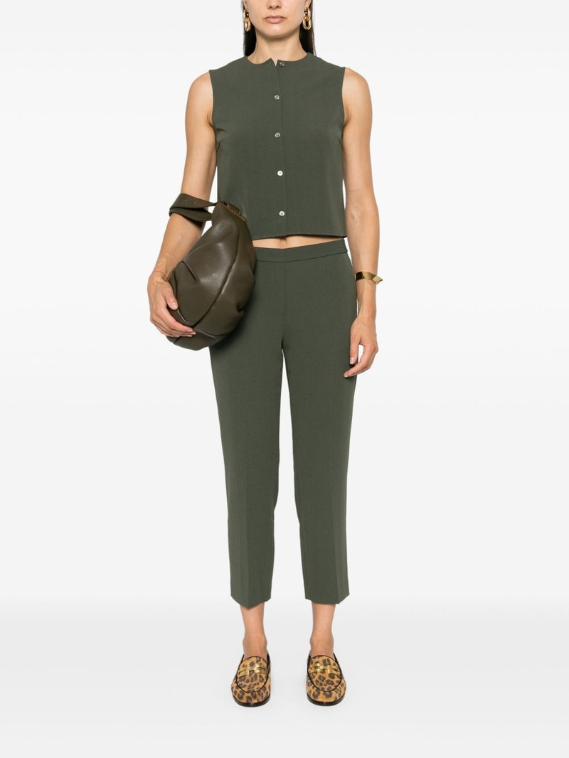 Theory striped crepe vest outlook