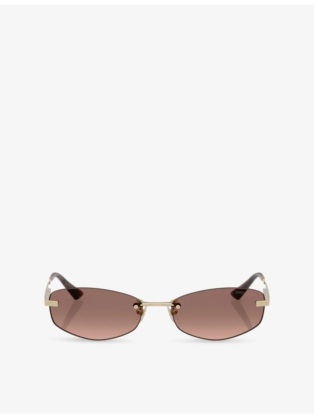 JC4013D Oval-Frame Metal Sunglasses - 1