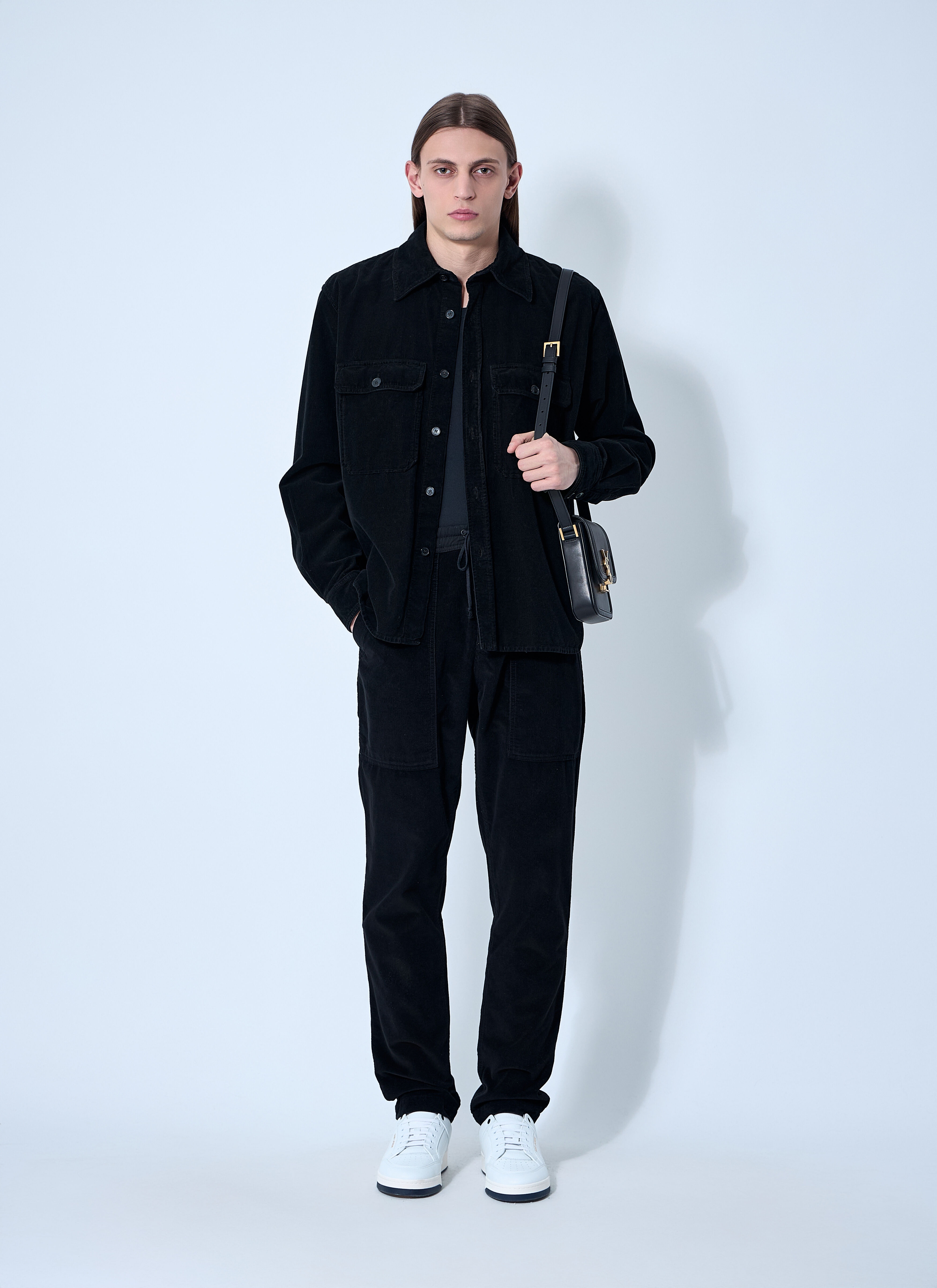 Corduroy Drawstring Pants - 2