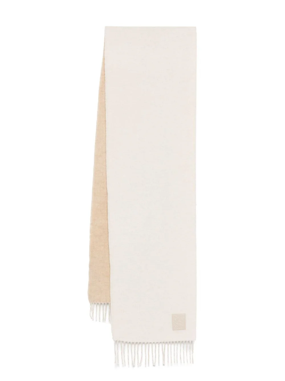 logo-patch scarf - 1