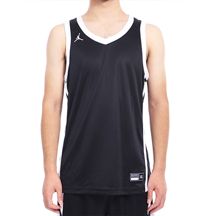 Air Jordan Basketball Sports Sleeveless Vest Black White AR4320-012 - 3