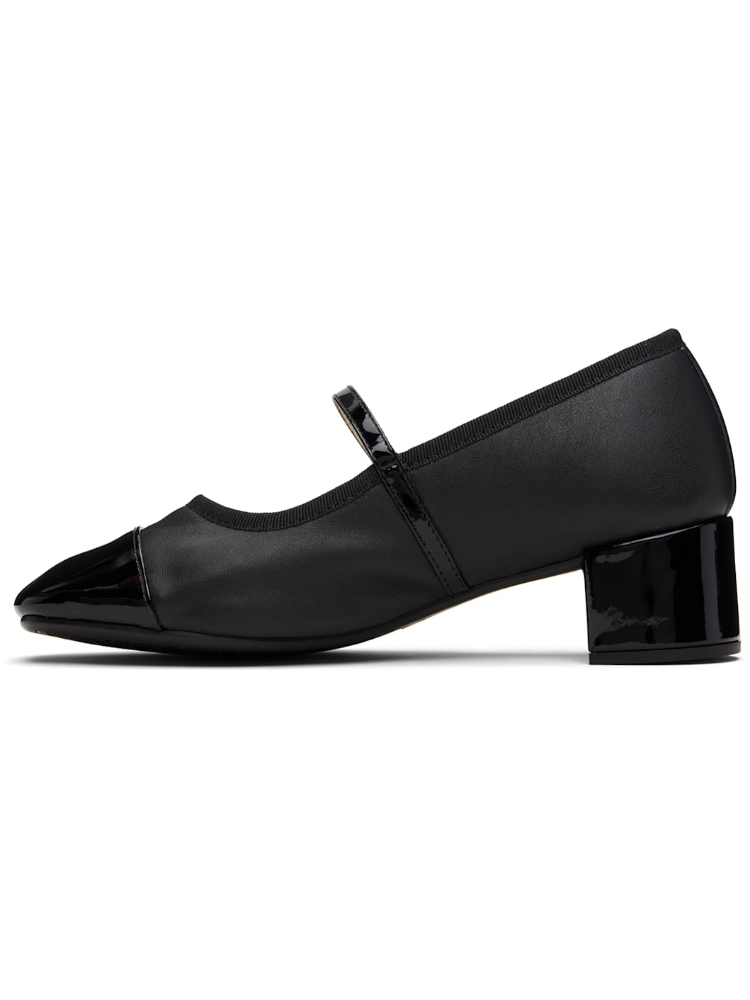 Black Georgiana 45 Mary-Jane Heels - 3