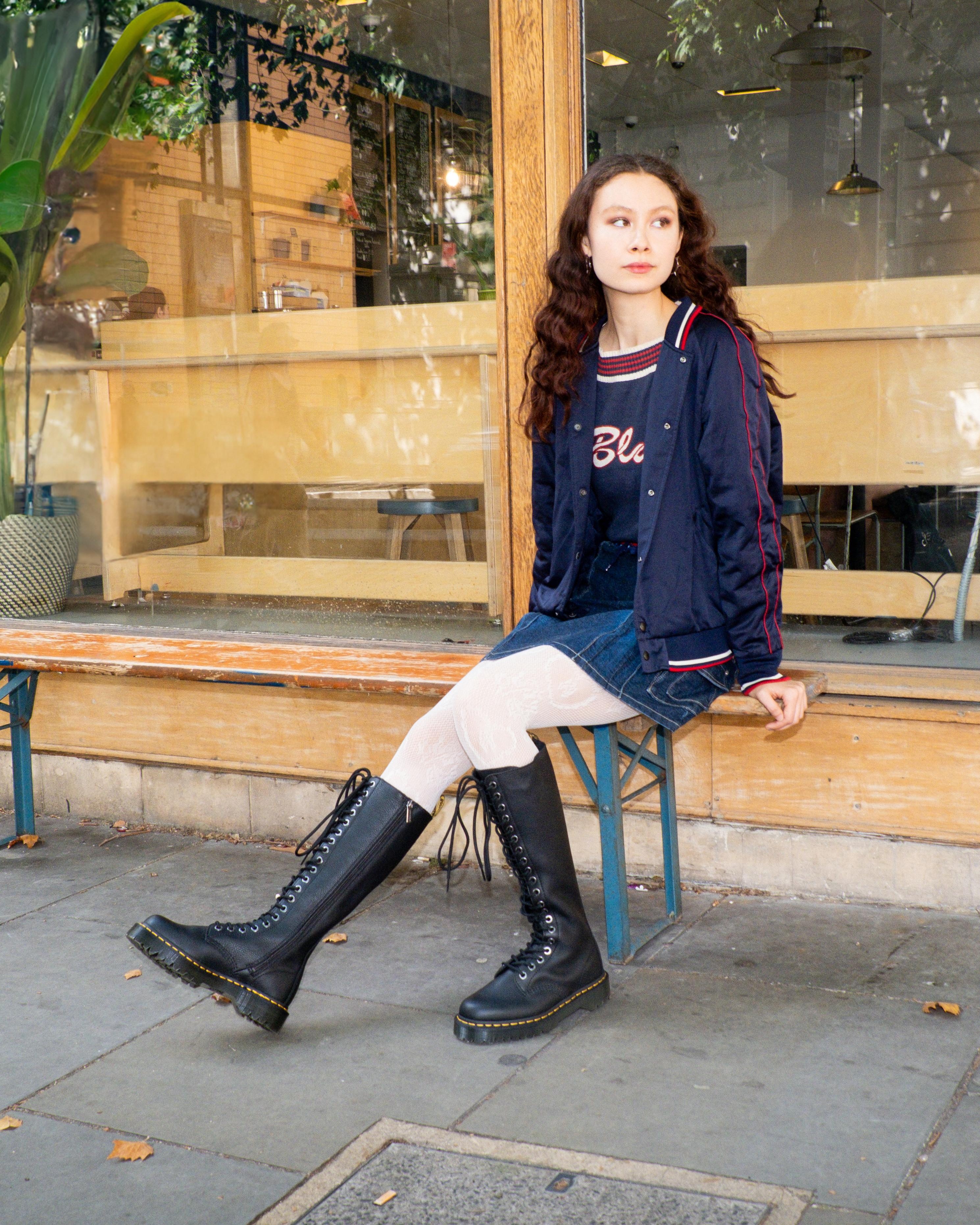 1B60 Bex Pisa Leather Knee High Boots - 5