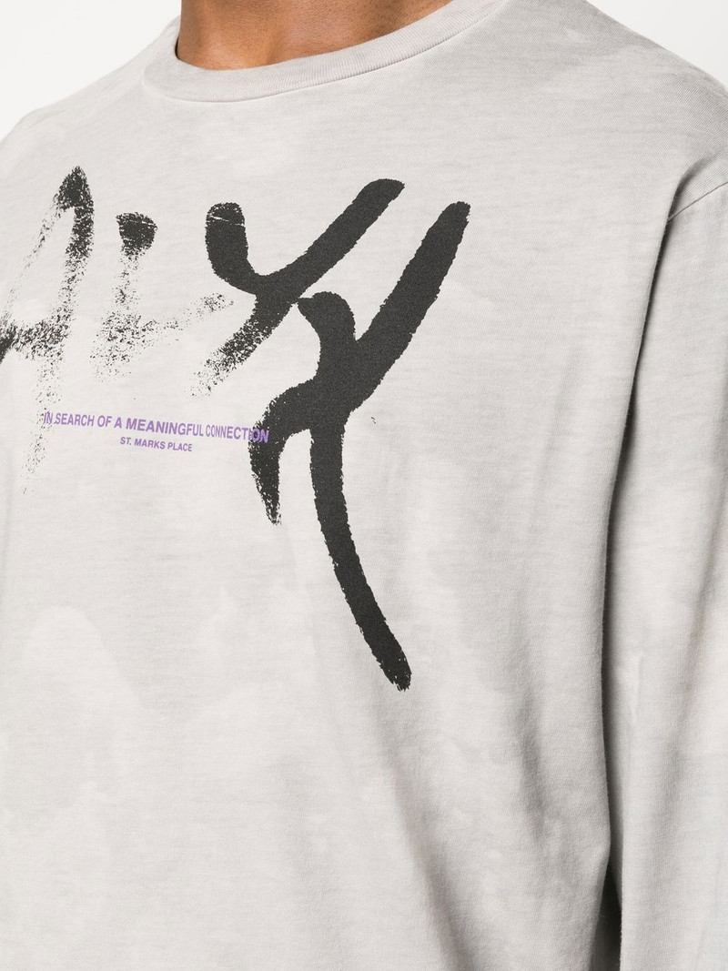 logo-print long-sleeved T-shirt 5