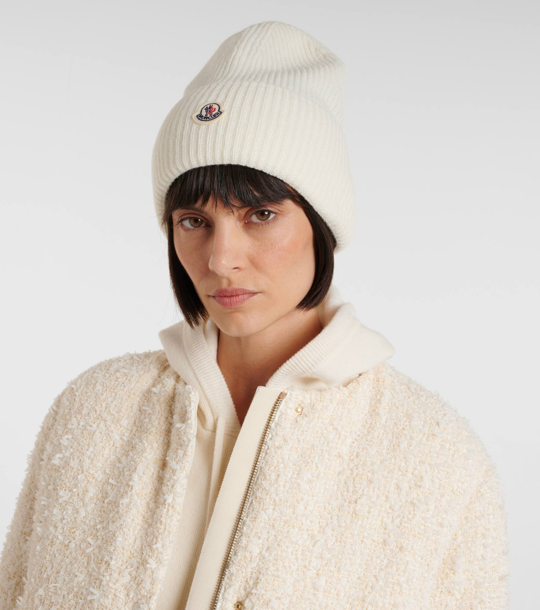 Ribbed-knit virgin wool beanie - 2