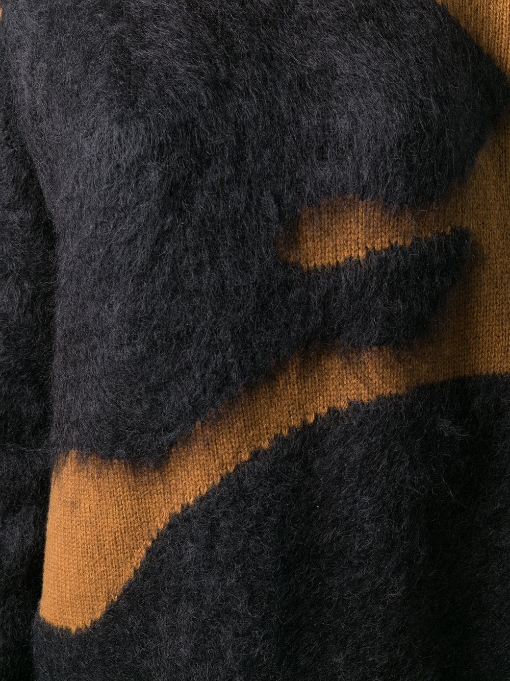 textured tiger jumper - 5