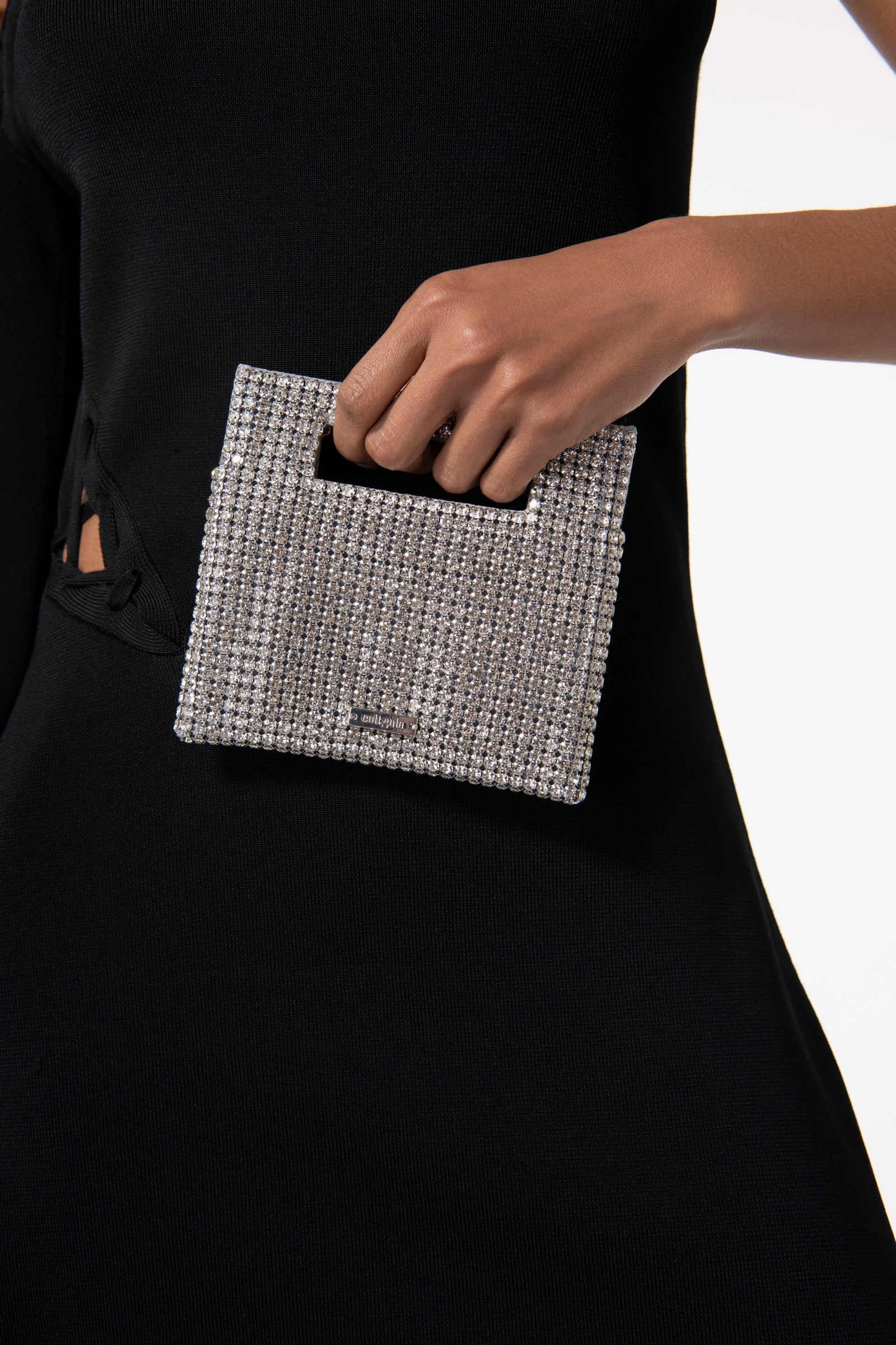LUCINDA NANO RHINESTONE CLUTCH - 4