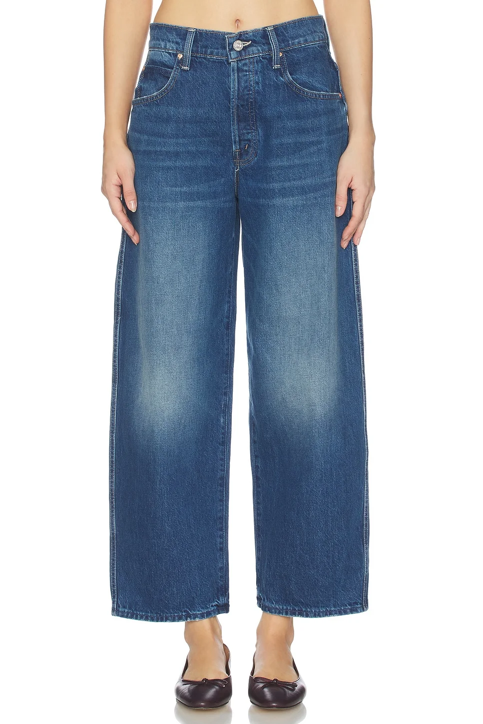 The Delinquent Button Ankle Jeans - 1