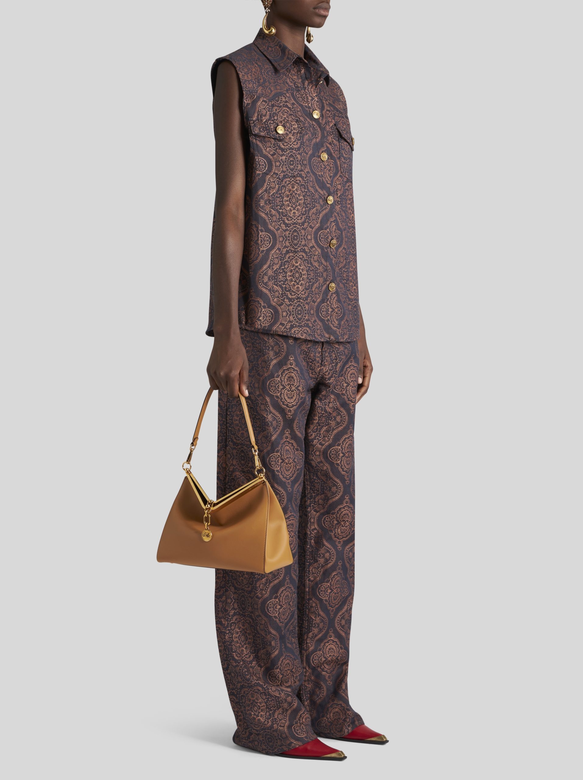 Etro – Vela Medium Camel - 7