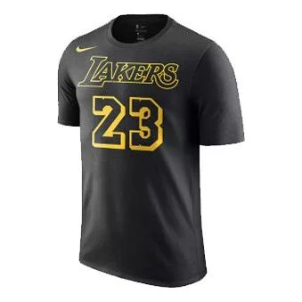 Nike Los Angeles Lakers Lebron James Lakers Short-Sleeved Man Black CJ0776-010 - 1