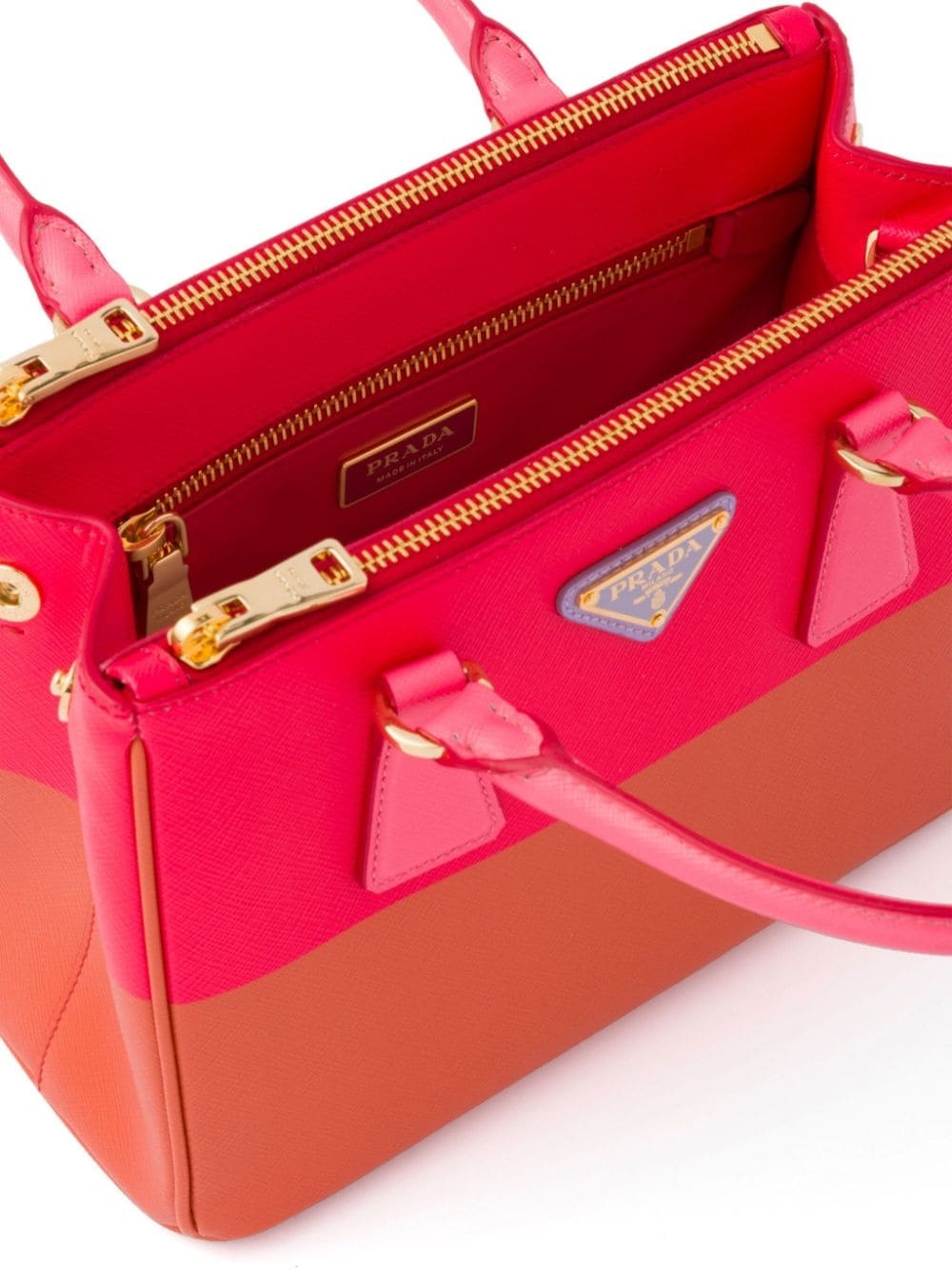 small Galleria Saffiano leather handbag - 7