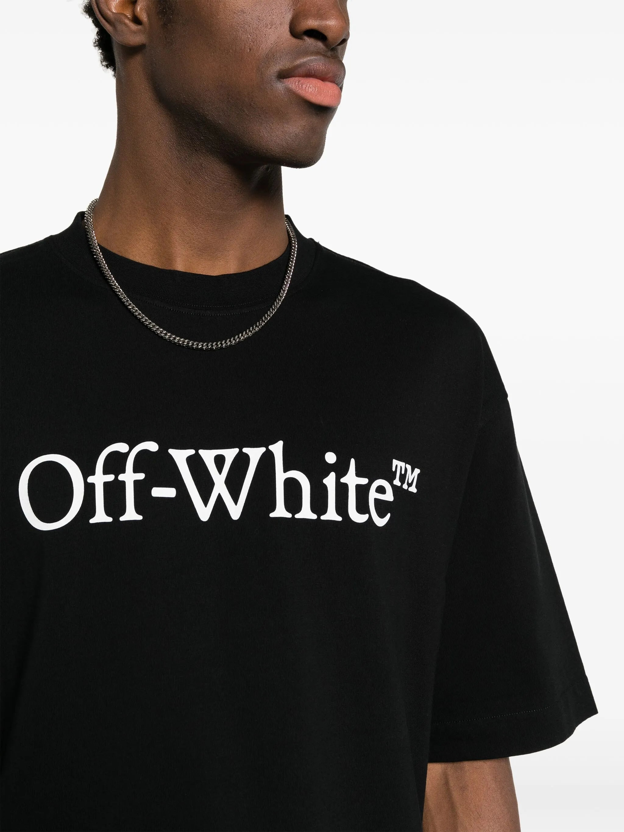 Off-white Big Bookish Skate Cotton T-shirt - 2