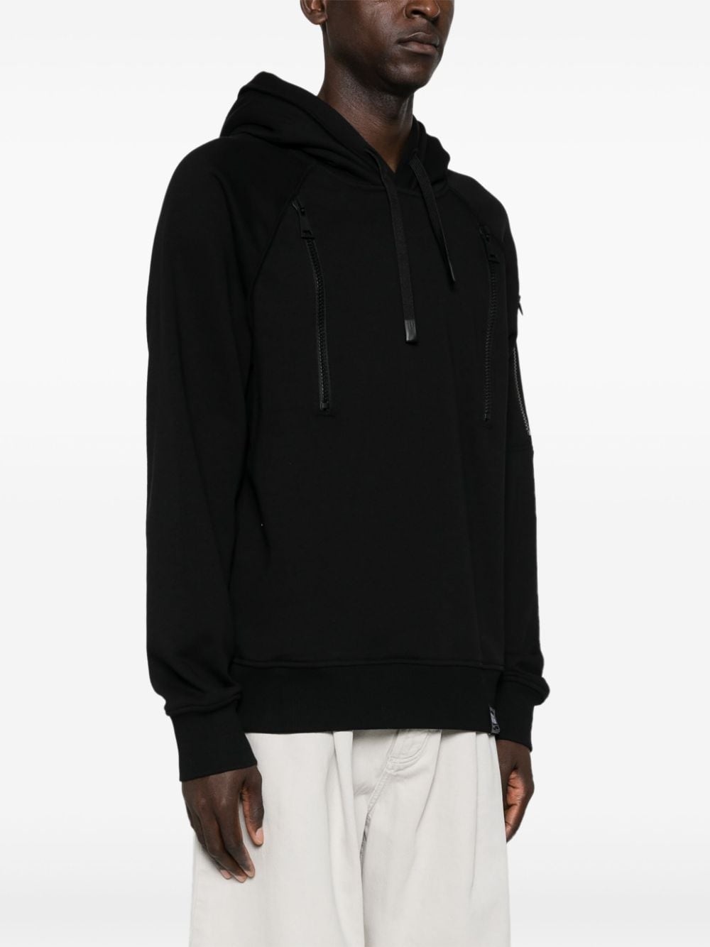 logo-patch hoodie - 3