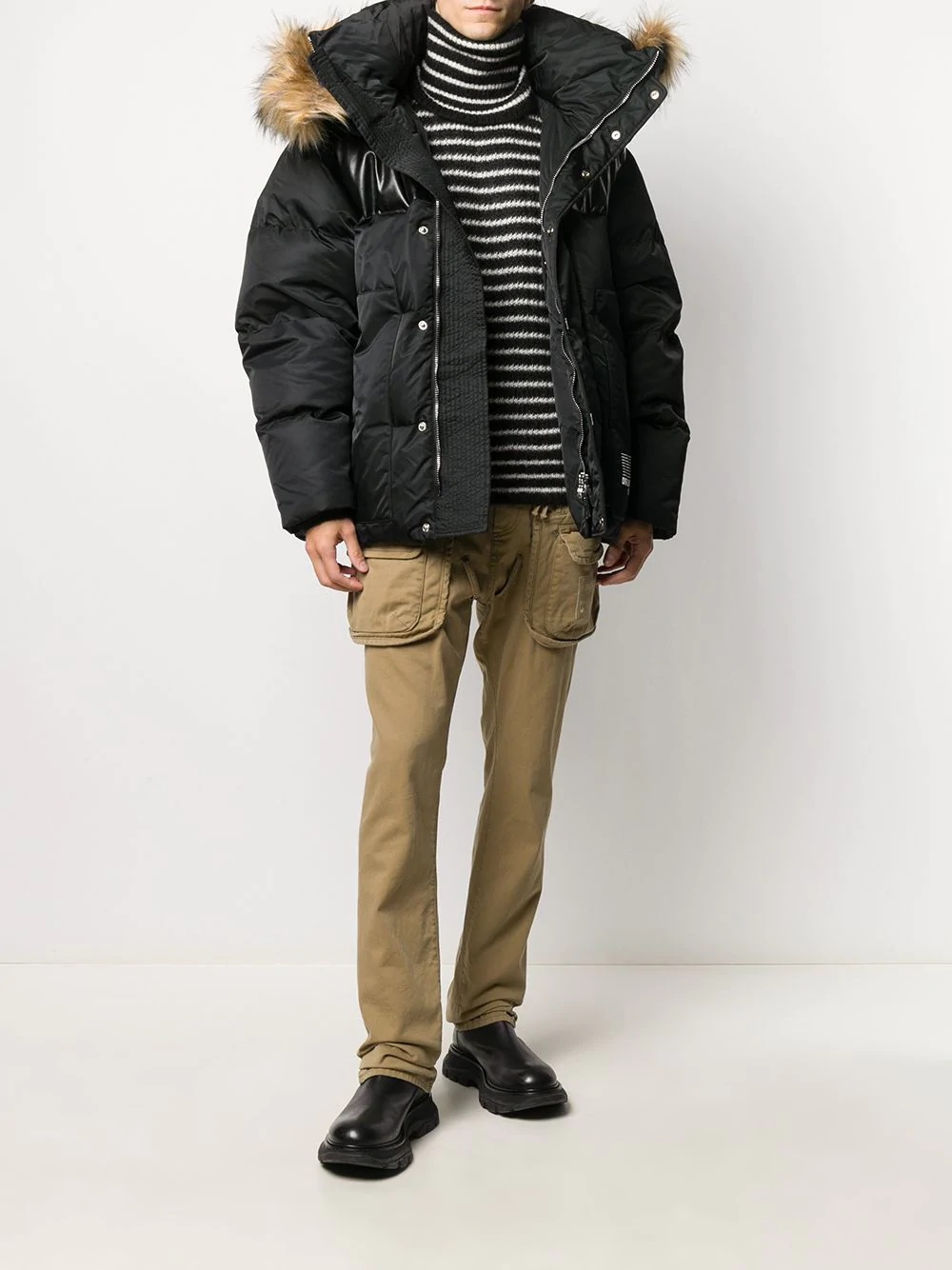 hooded puffer jacket - 2