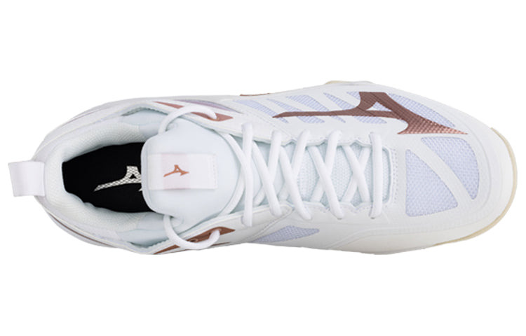 (WMNS) Mizuno Wave Dimension 'White Rose Gold' V1GC224036 - 4