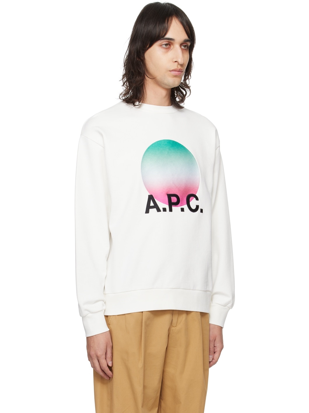 White Sunset Sweatshirt - 2