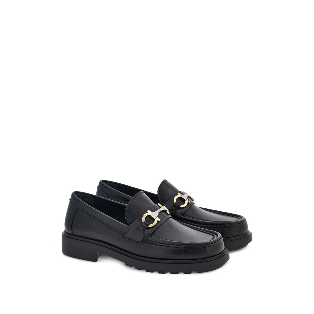 Ferragamo Black Loafers Men - 5