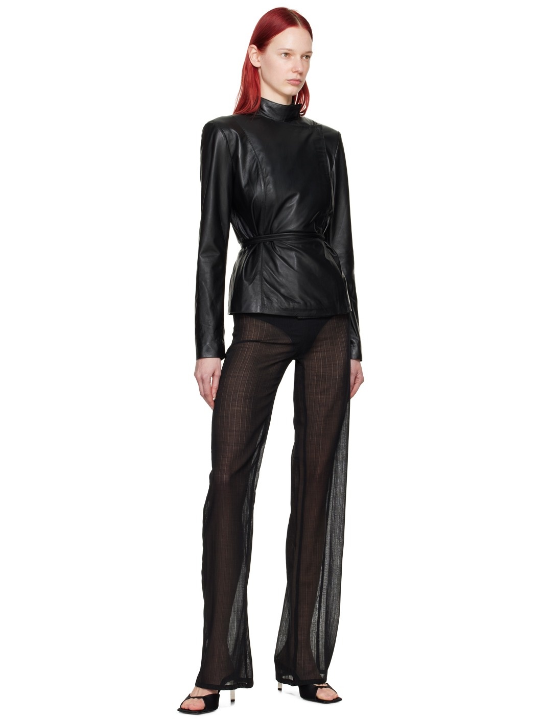 Black Mermaid Trousers - 4