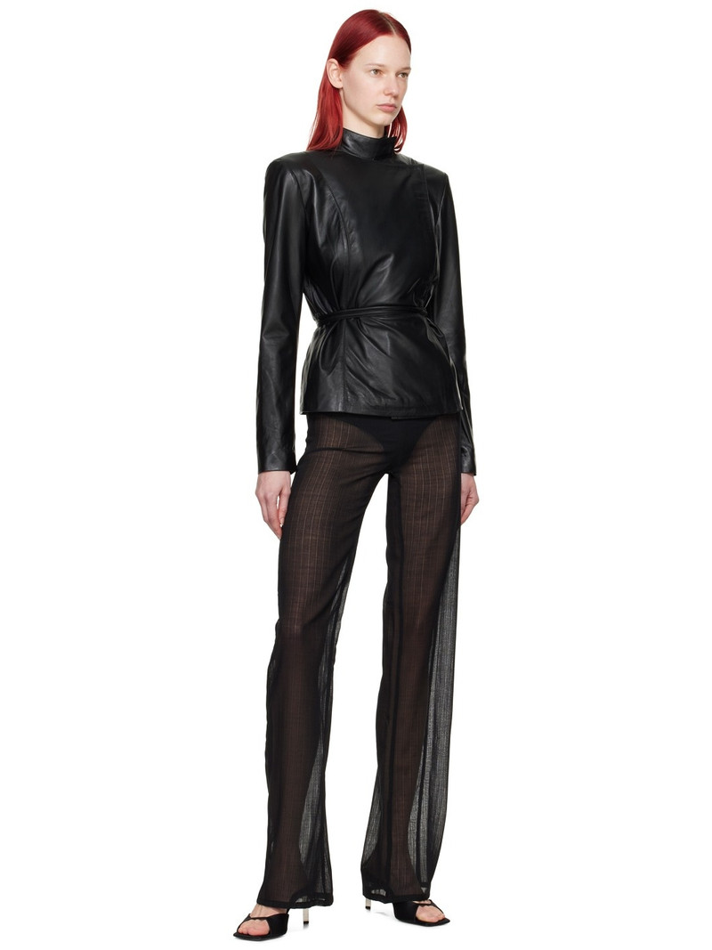 LUDOVIC DE SAINT SERNIN Black Mermaid Trousers outlook