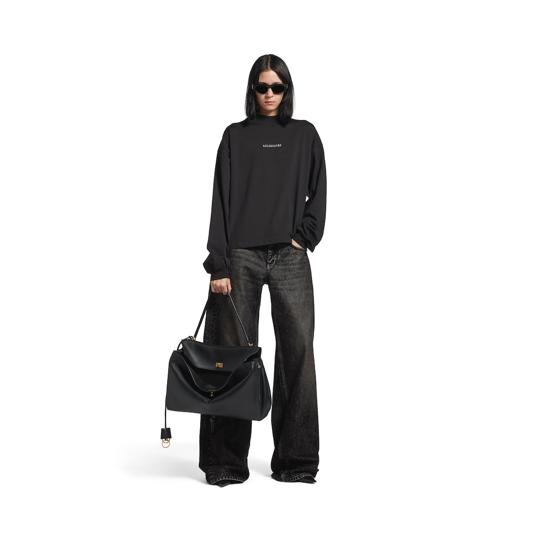 Women's Rodeo Large Handbag  in Black - 7