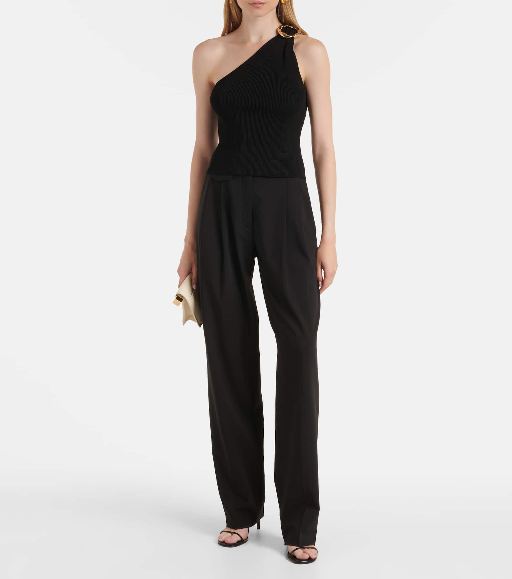 Fenix ribbed-knit one-shoulder top - 2