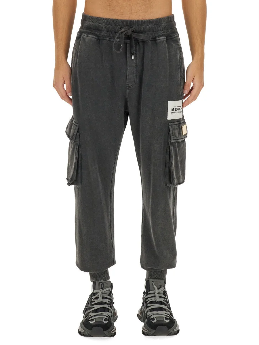 Dolce & Gabbana Men Jogging Pants With Logo - 1