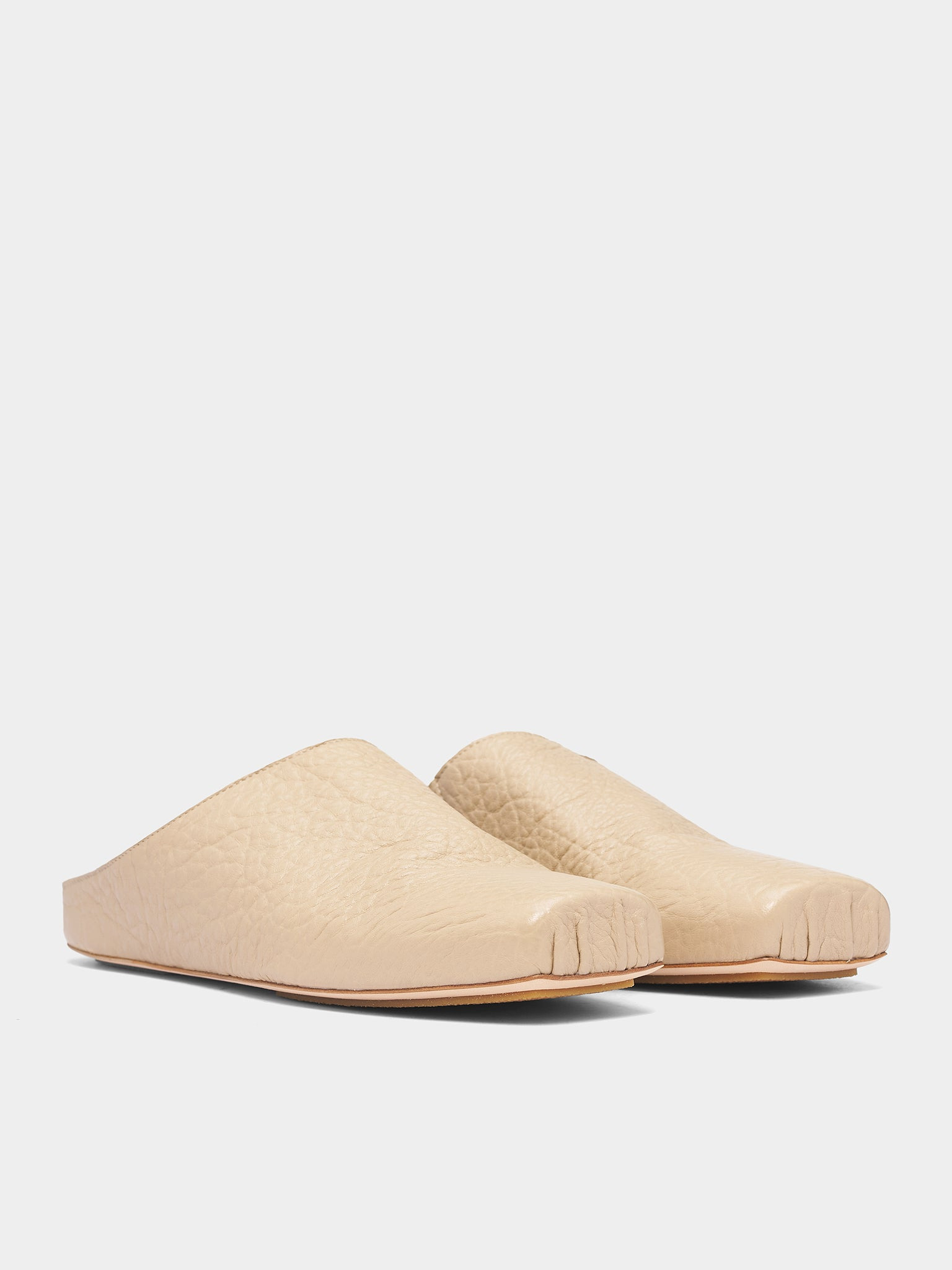 Off-White Leather Ballet Slippers - 2