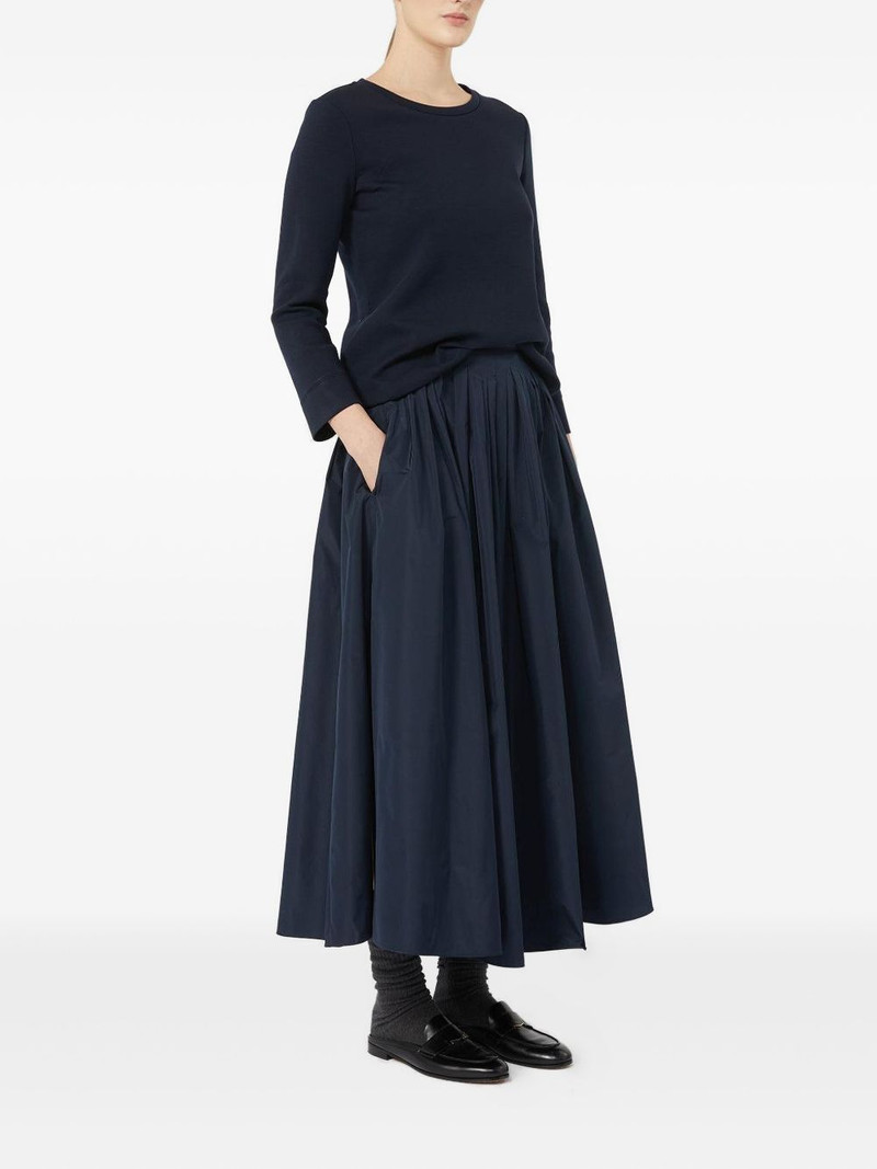 Max Mara three-quarter sleeve round-neck top outlook