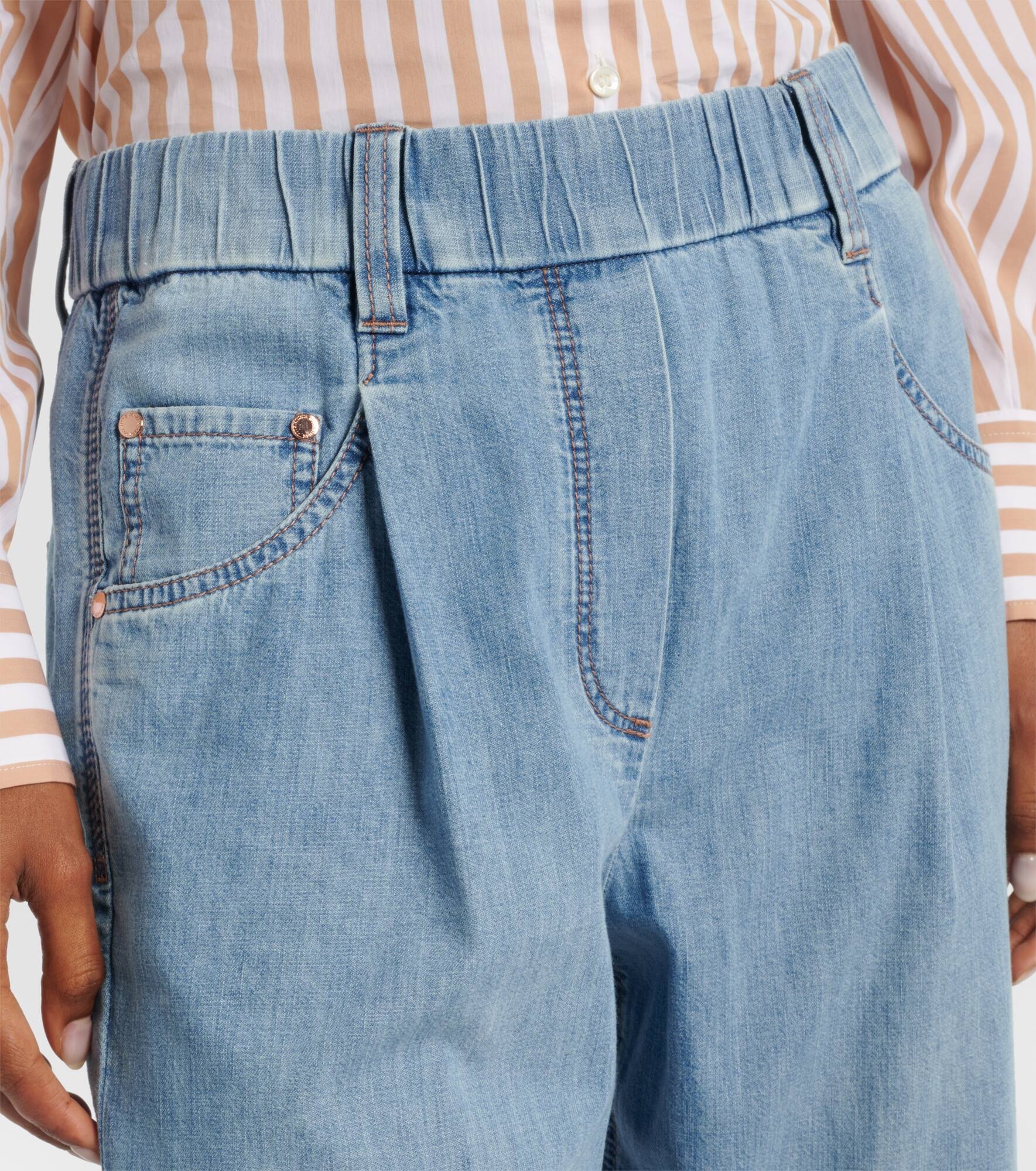 High-rise straight jeans - 4