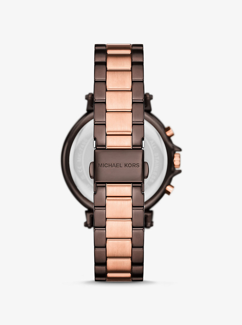 Oversized Maren Two-Tone Watch 3