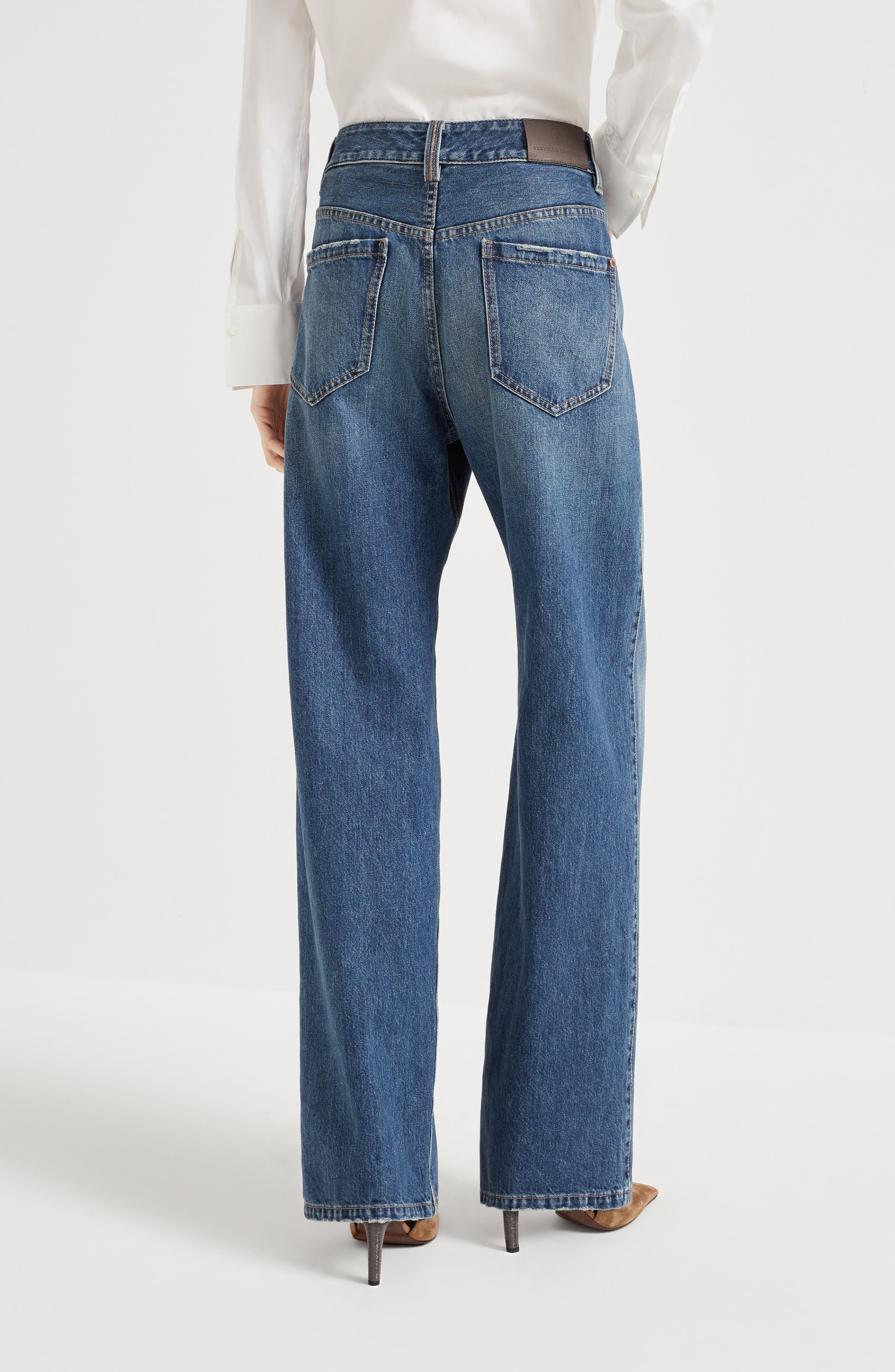 Brunello Cucinelli Contemporary Loose trousers in Denim at Nordstrom - 3