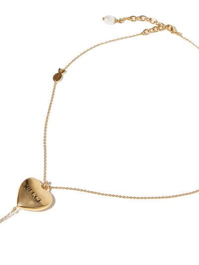 PUCCI Hearts logo-engraved body chain outlook