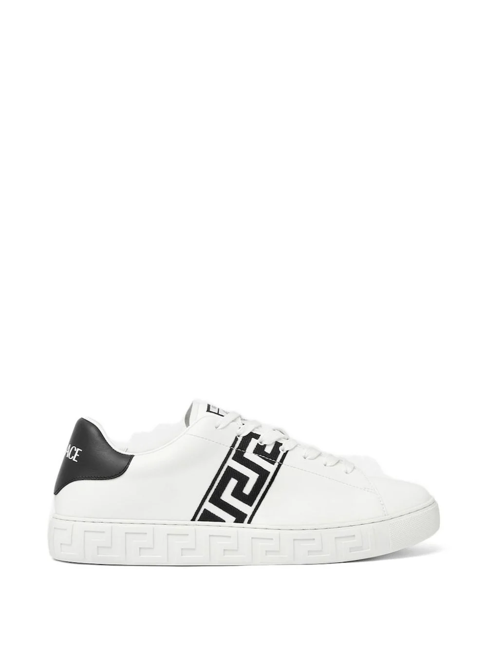 greca embroidered sneakers - 1