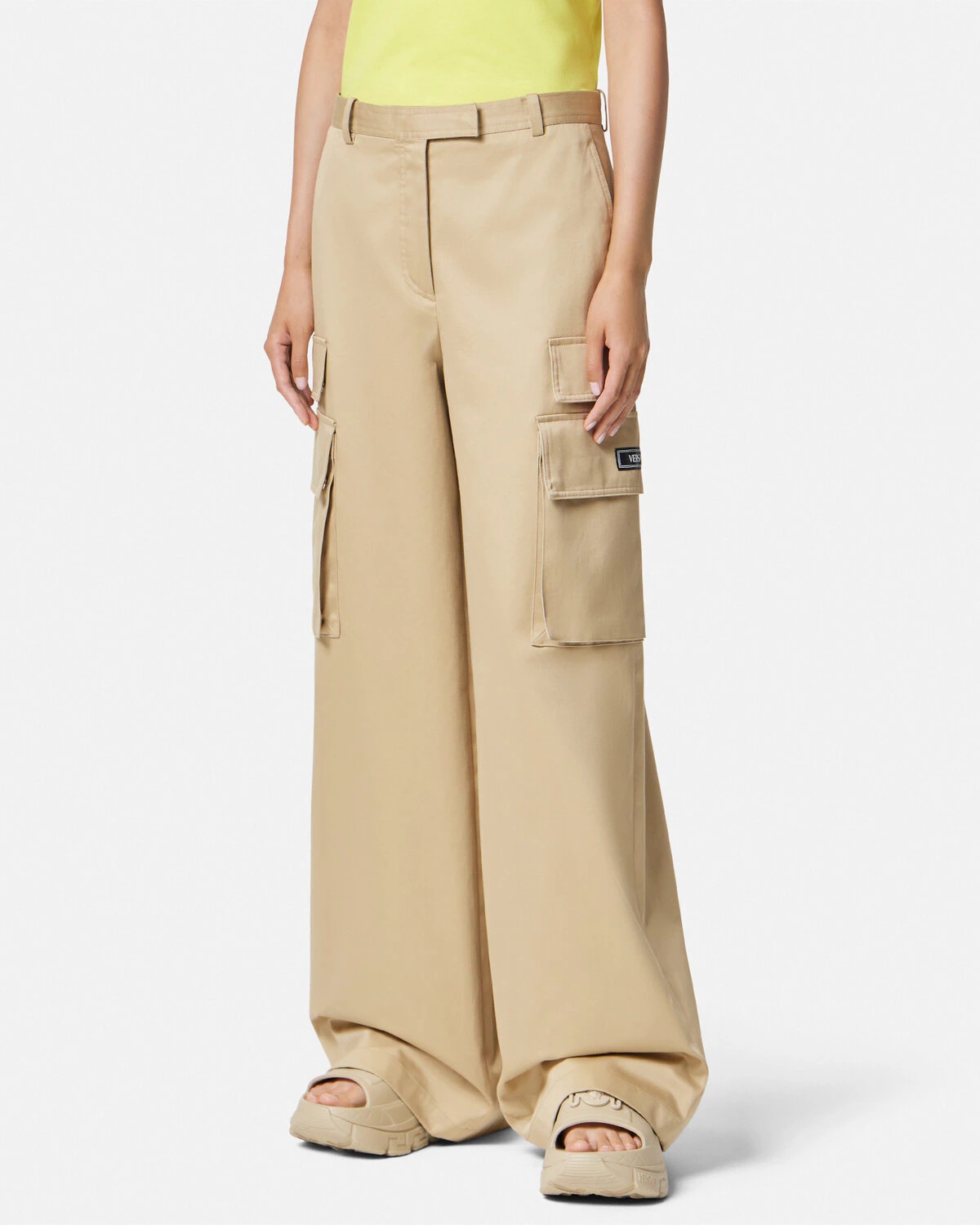 Gabardine Cargo Pants - 4