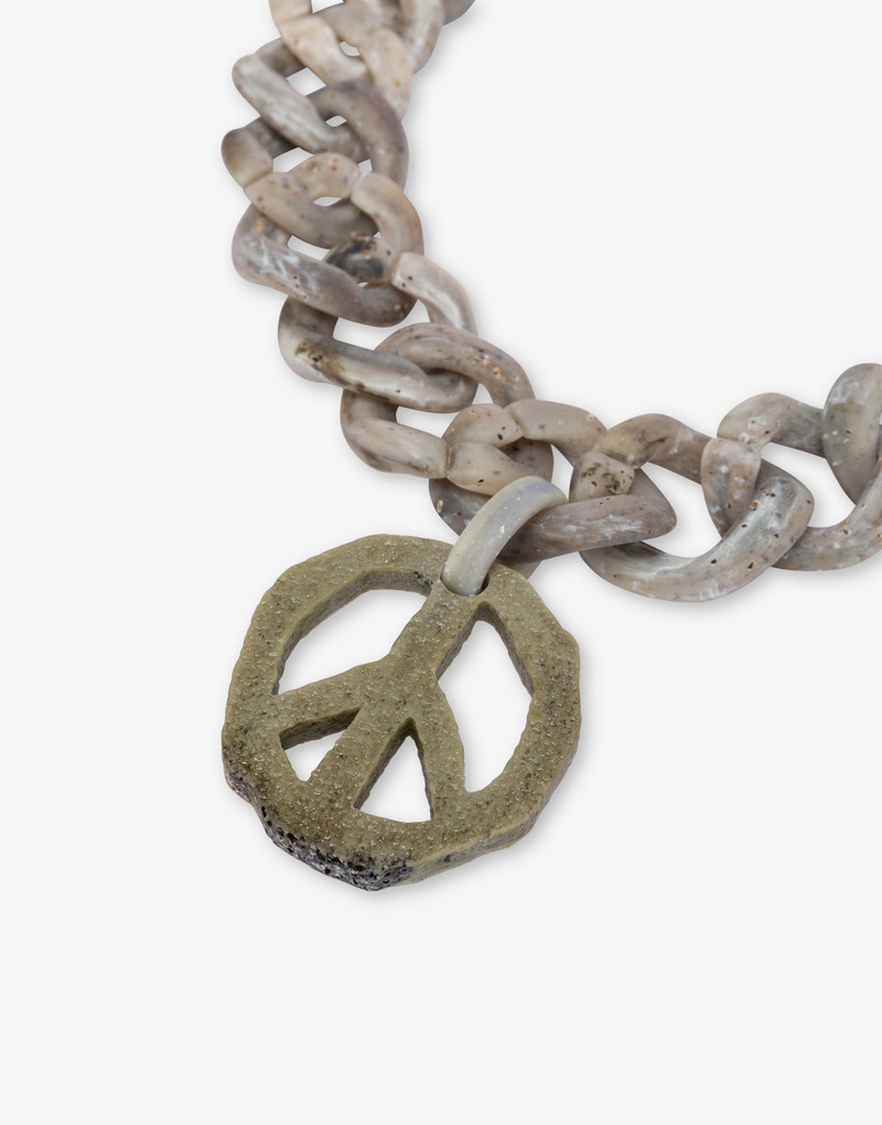Moschino MOSCHINO X THE FLINTSTONES™ PEACE SYMBOL NECKLACE outlook