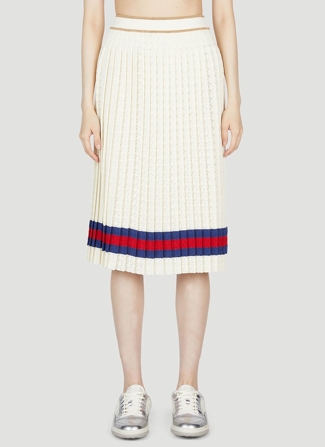 Gucci Women G Rhombus Knit Skirt - 1