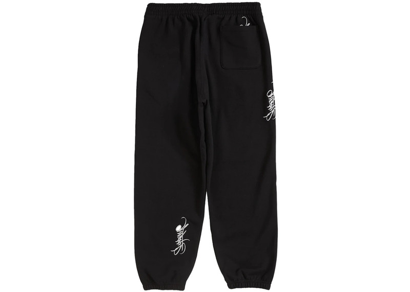 Supreme Supreme Tag Sweatpant Black outlook