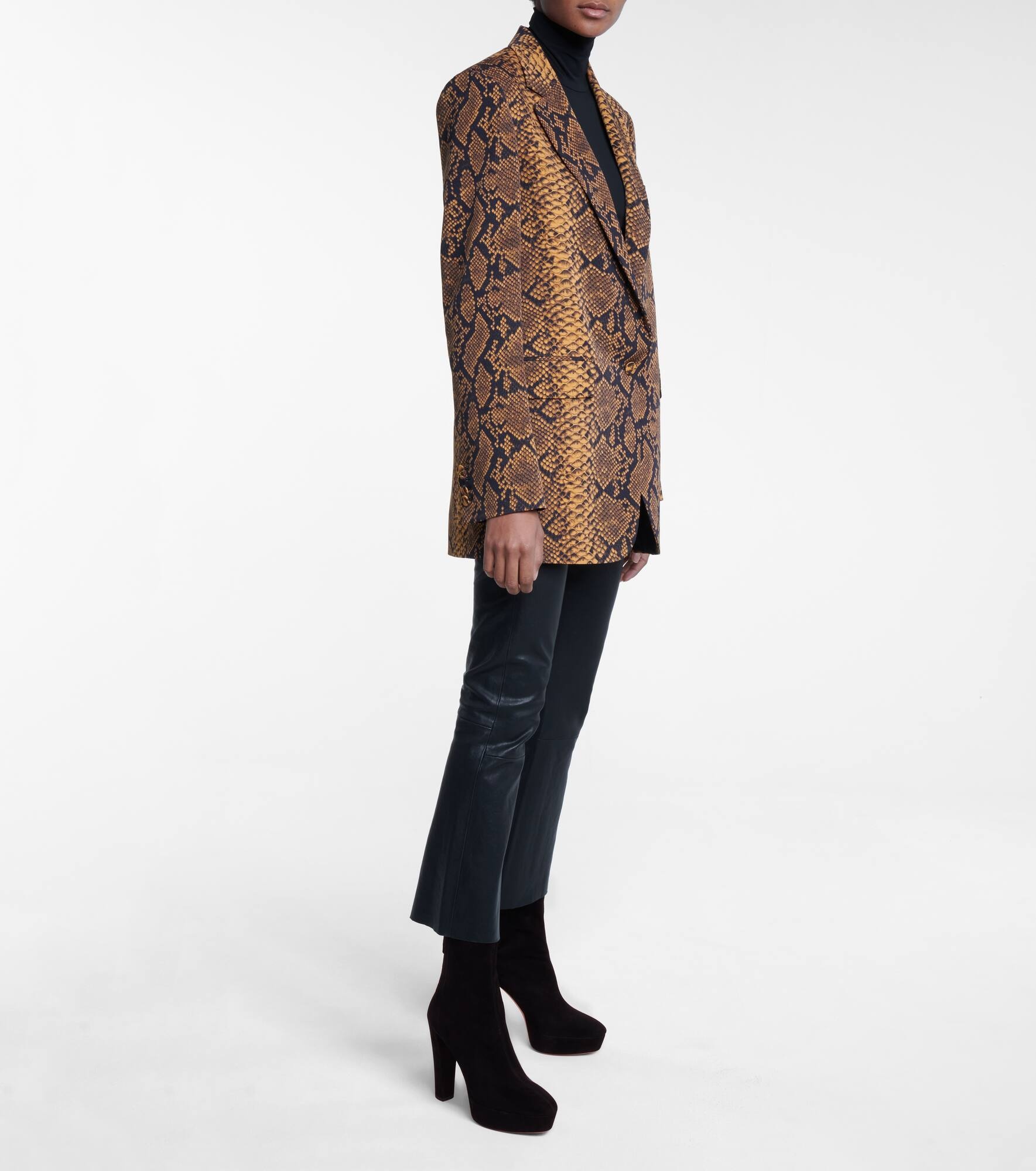 Saint Honore 120 suede platform ankle boots - 2