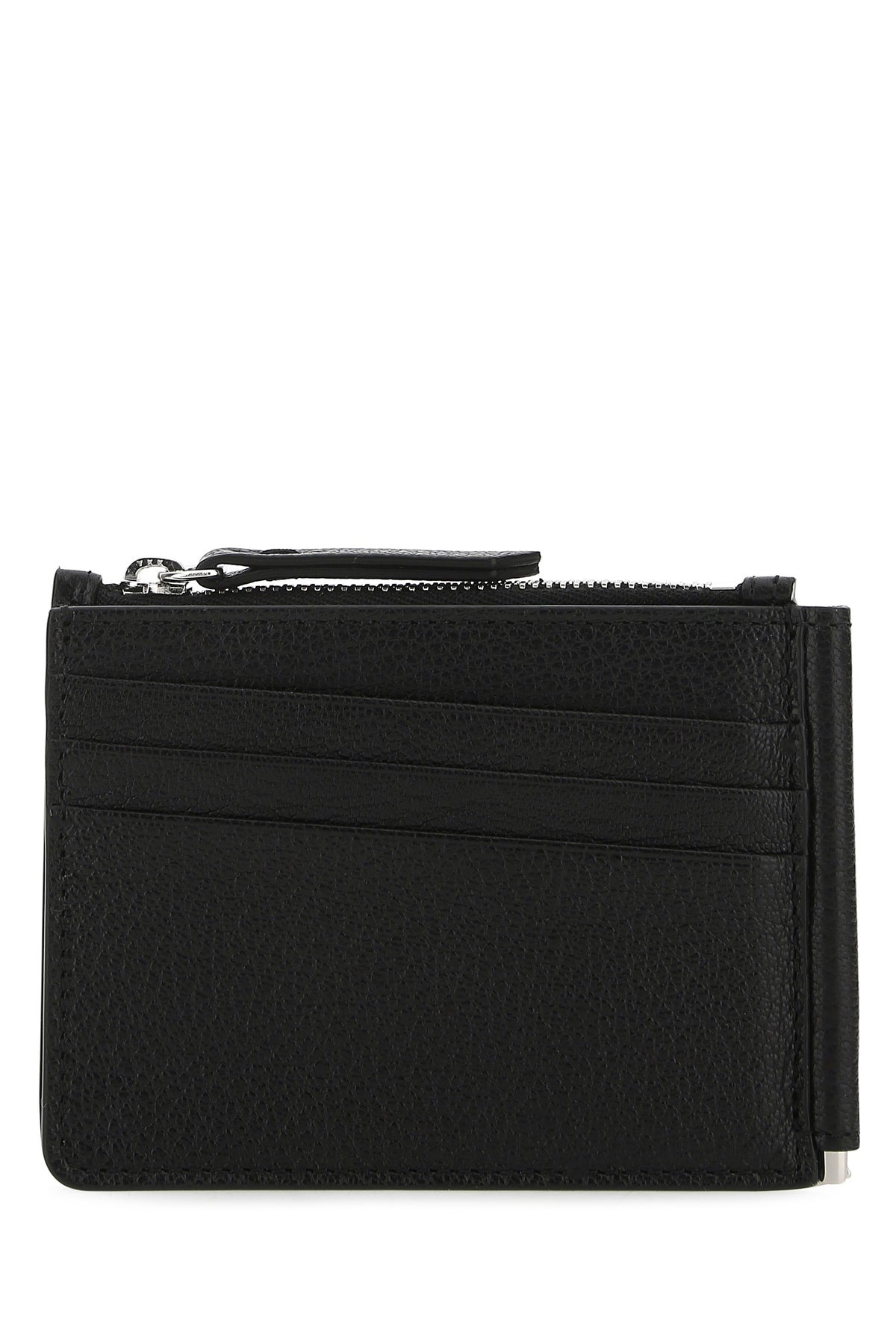 Black leather card holder - 3