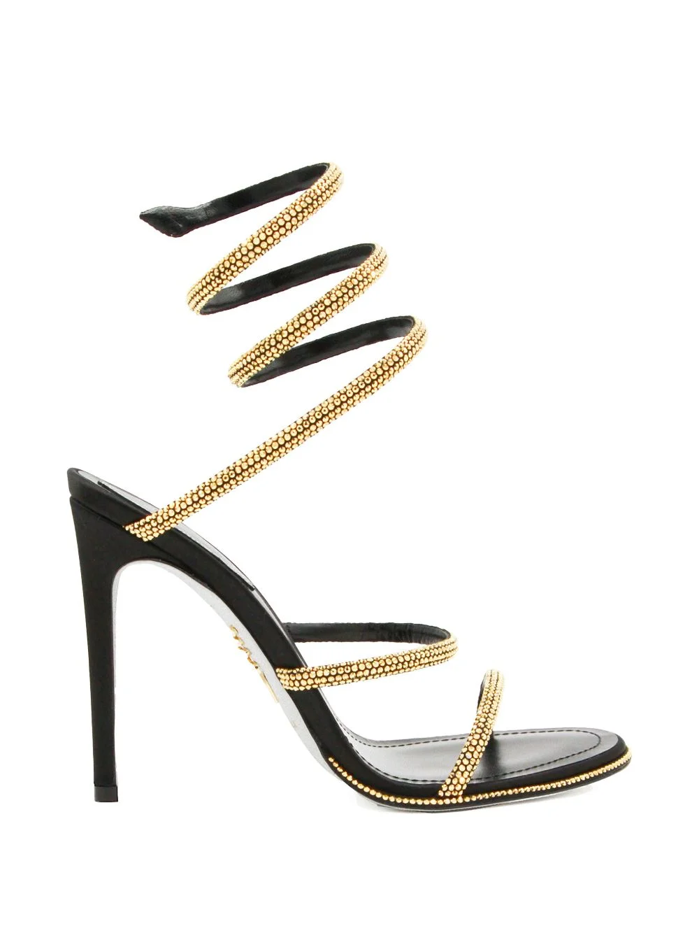 Cleo crystal-embellished wrap sandals - 1