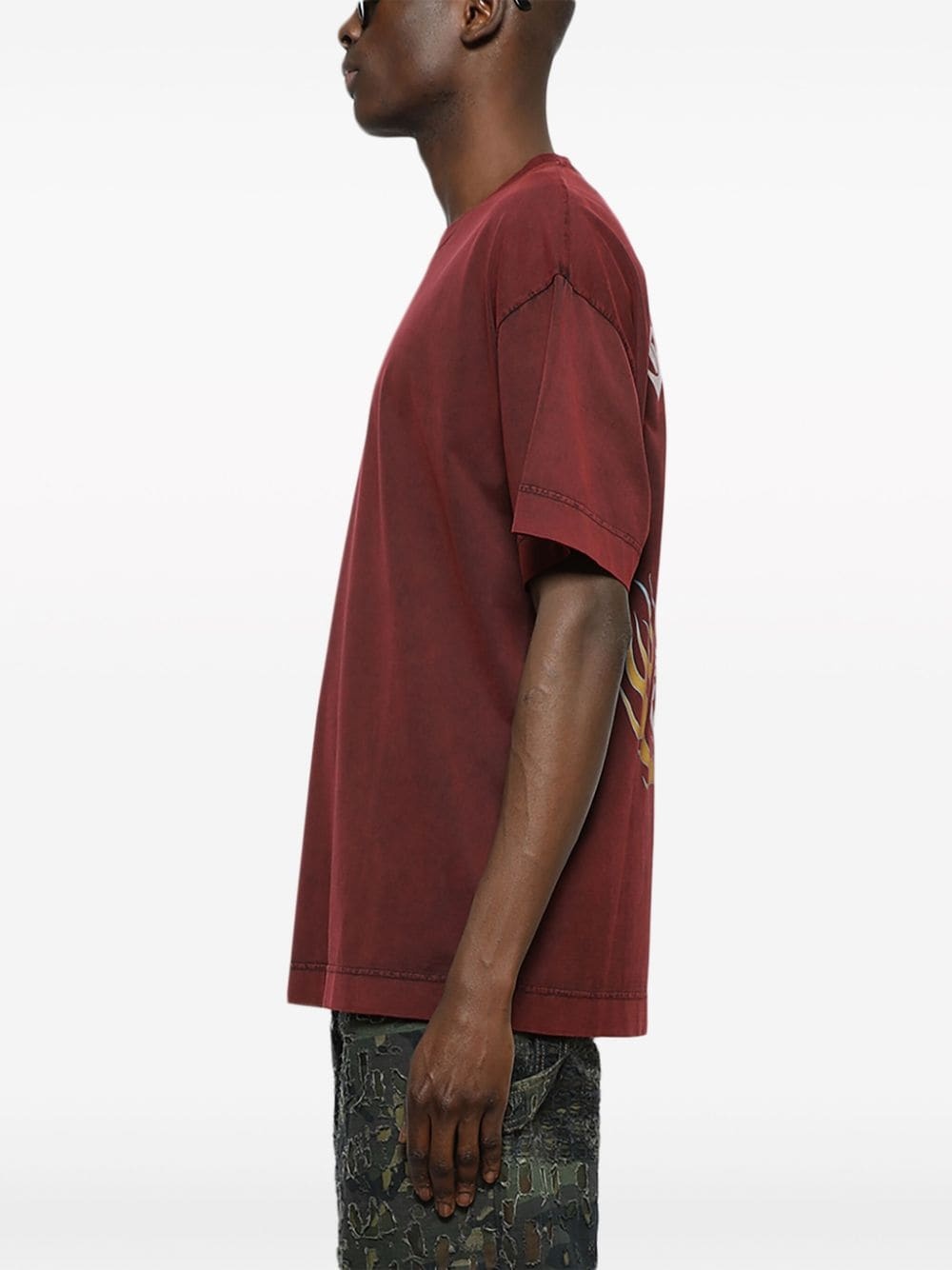 logo-print cotton T-shirt - 4