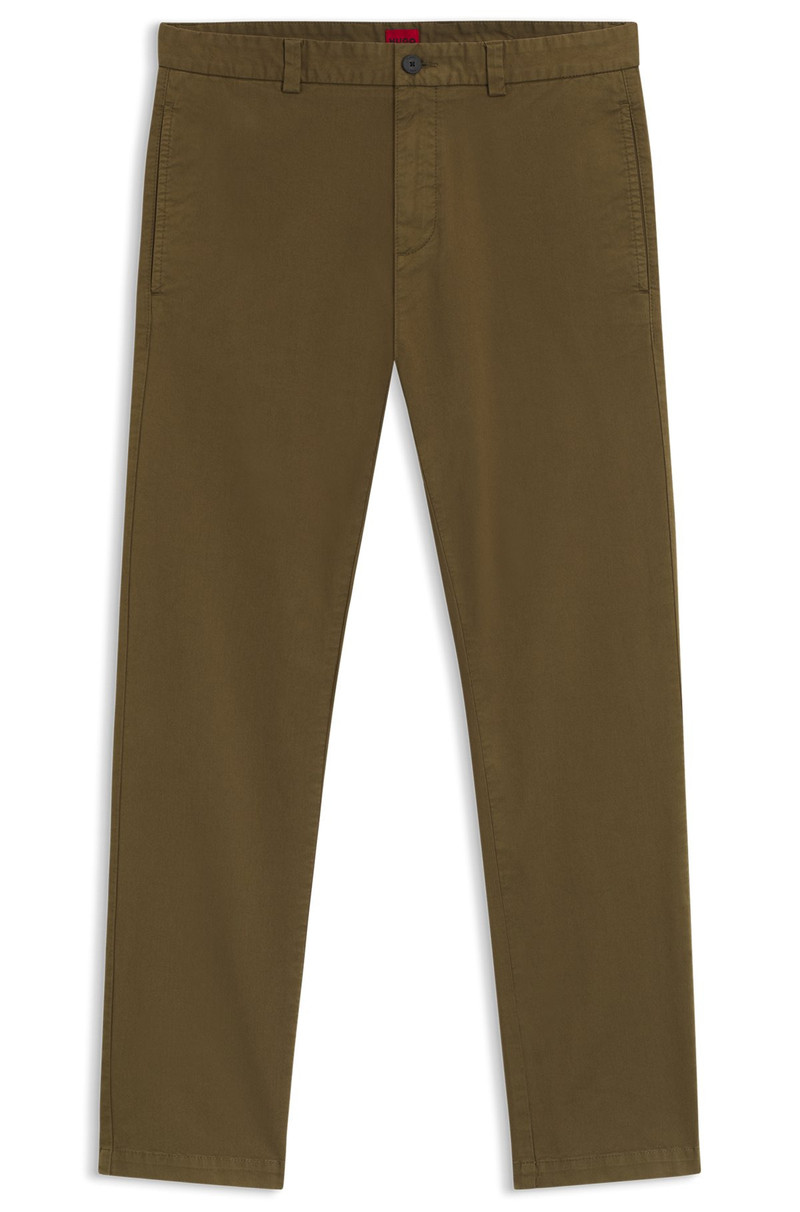 SLIM-FIT TROUSERS IN STRETCH-COTTON GABARDINE 1